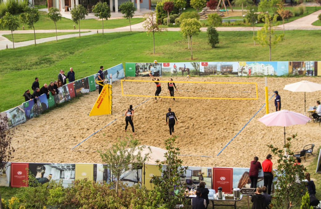 Volleyball court